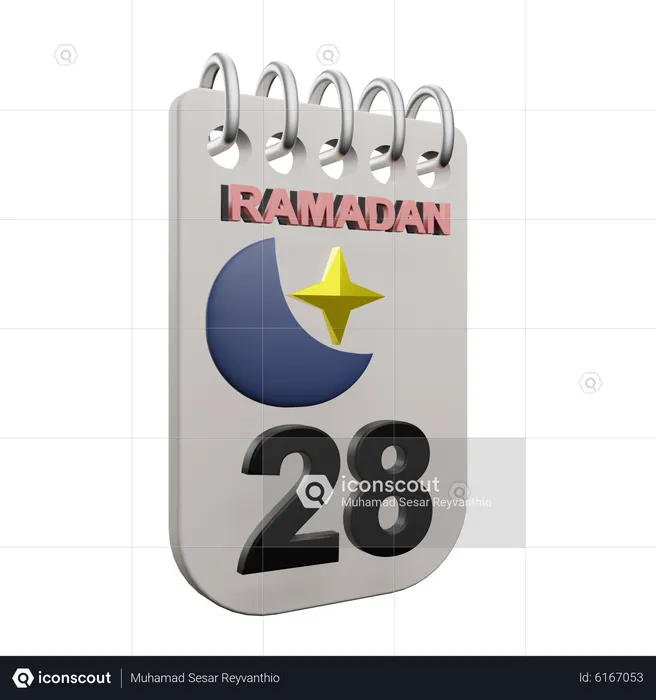 Ramadan Day 28  3D Icon