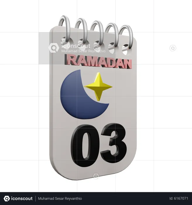 Ramadan Day 3  3D Icon