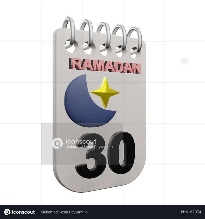 Ramadan Day 30  3D Icon