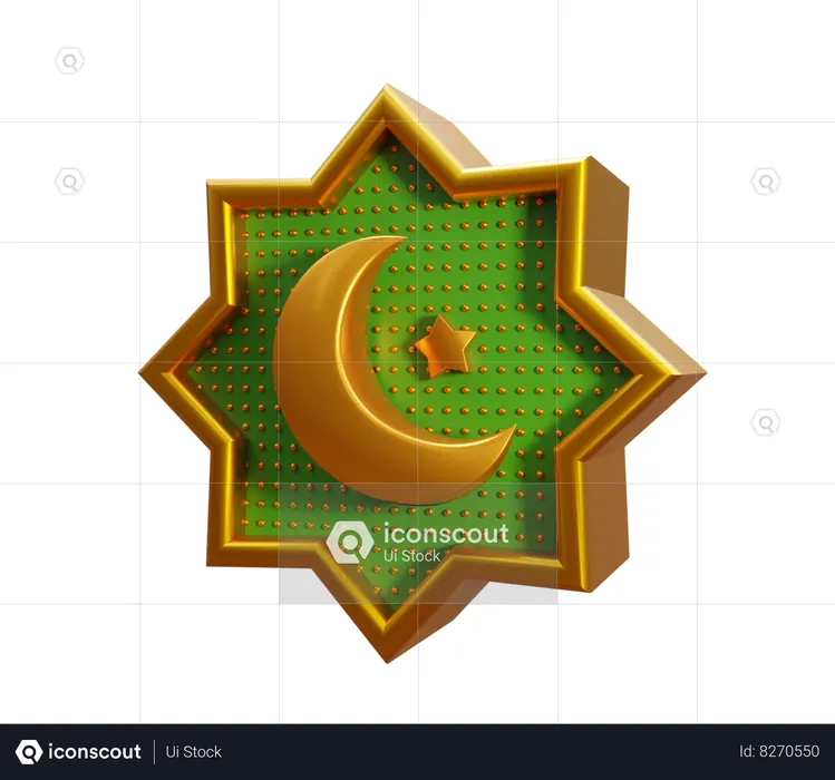 Ramadan Decoration  3D Icon