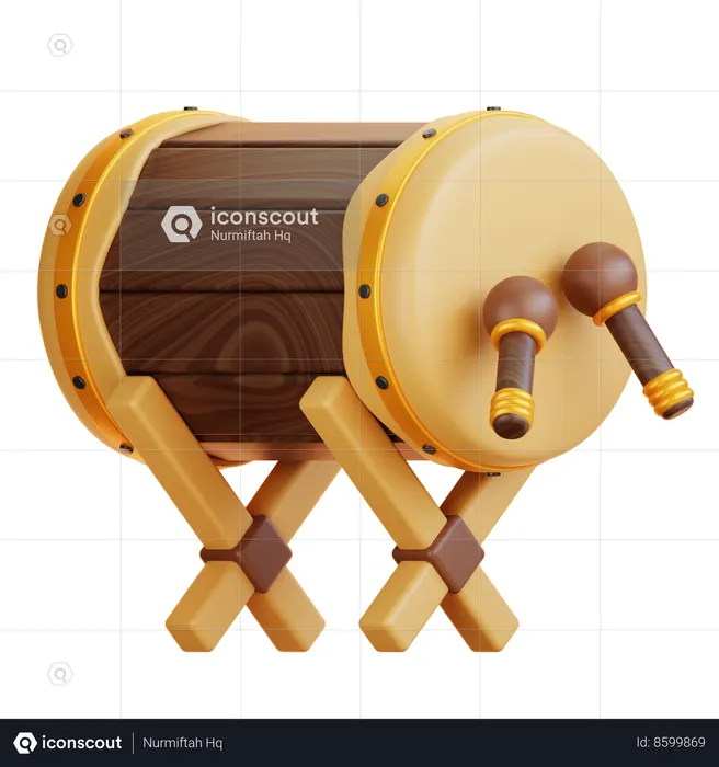 Ramadan Drum  3D Icon
