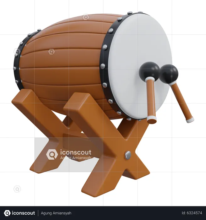 Ramadan Drum  3D Icon