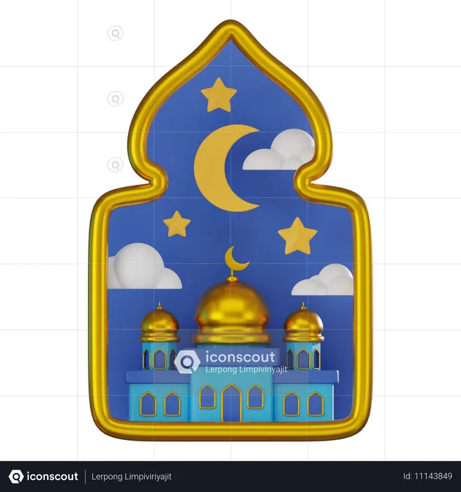 Ramadan-Fenster  3D Icon