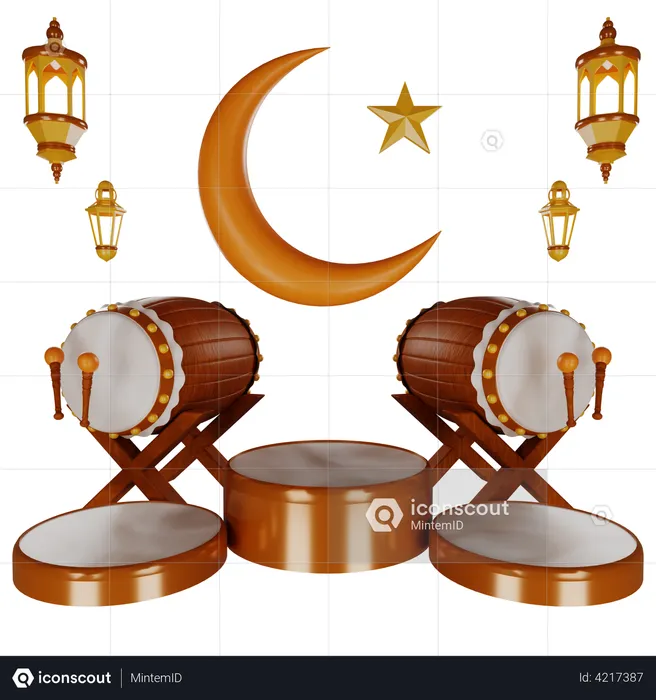 Ramadan Festival  3D Illustration