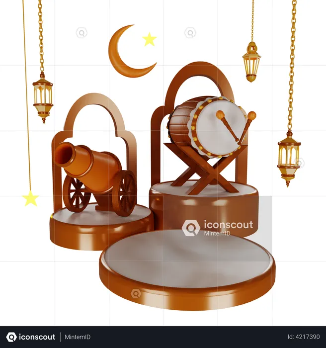 Ramadan Festival  3D Illustration