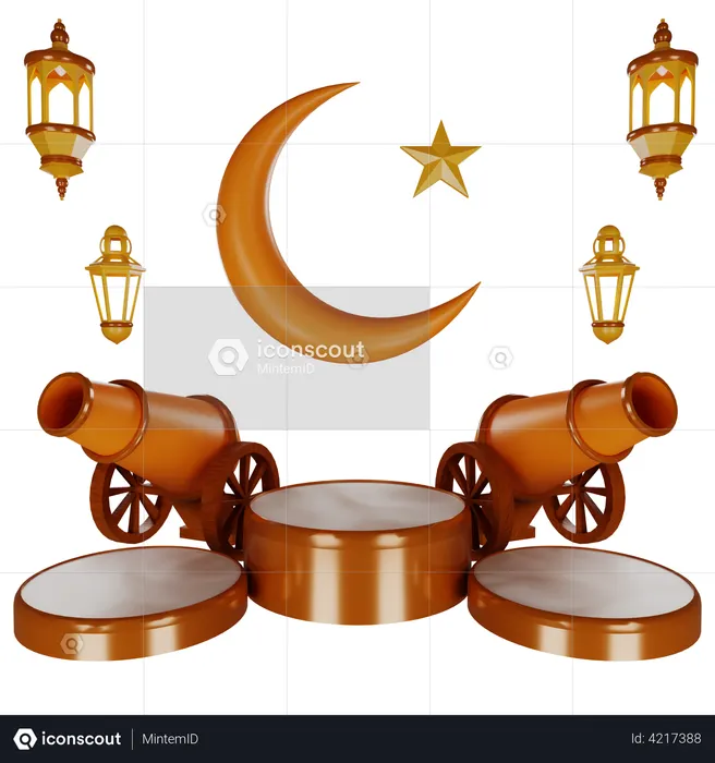 Ramadan Festival  3D Illustration