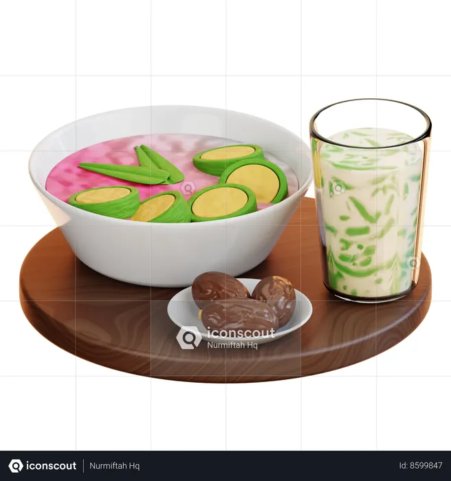 Ramadan Foods  3D Icon