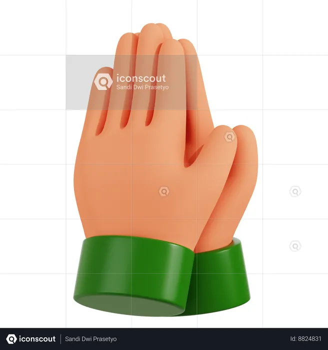 Ramadan Hand  3D Icon