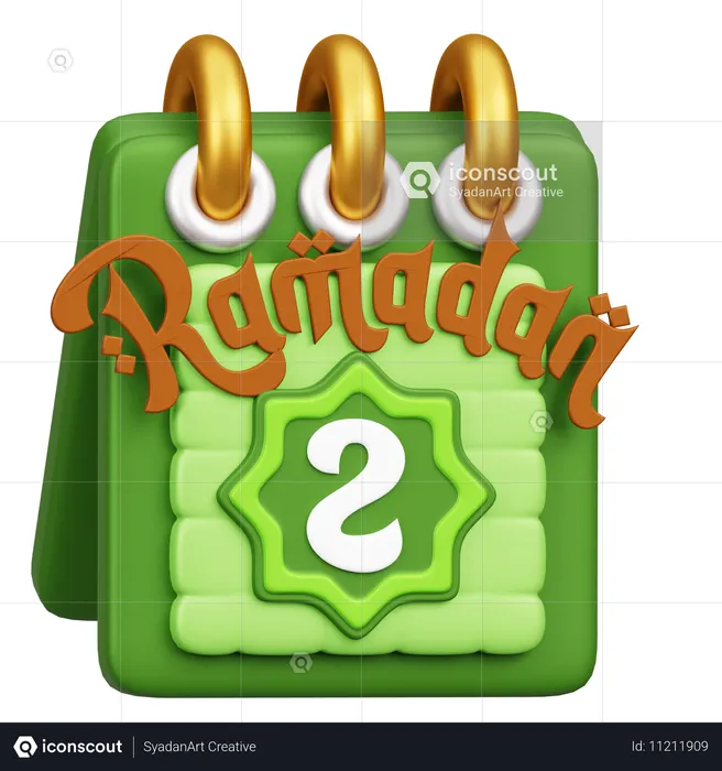 Ramadan-Kalender  3D Icon