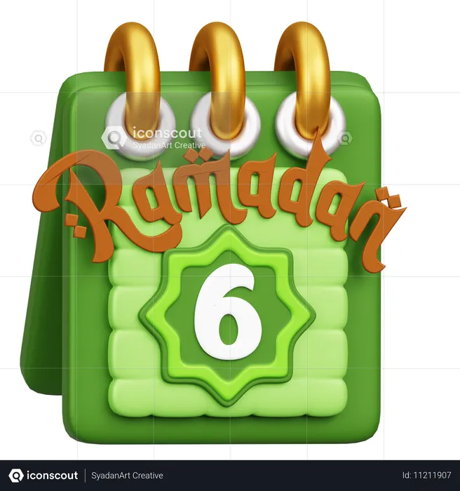 Ramadan-Kalender  3D Icon