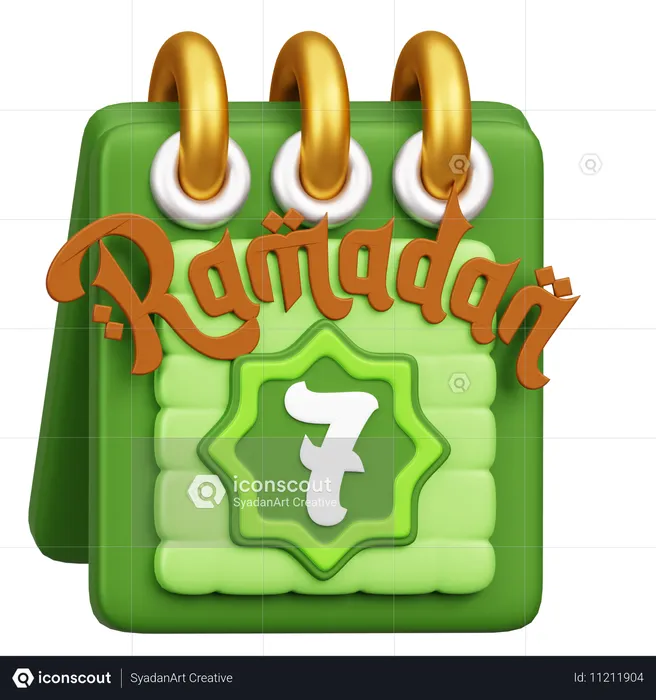 Ramadan-Kalender  3D Icon