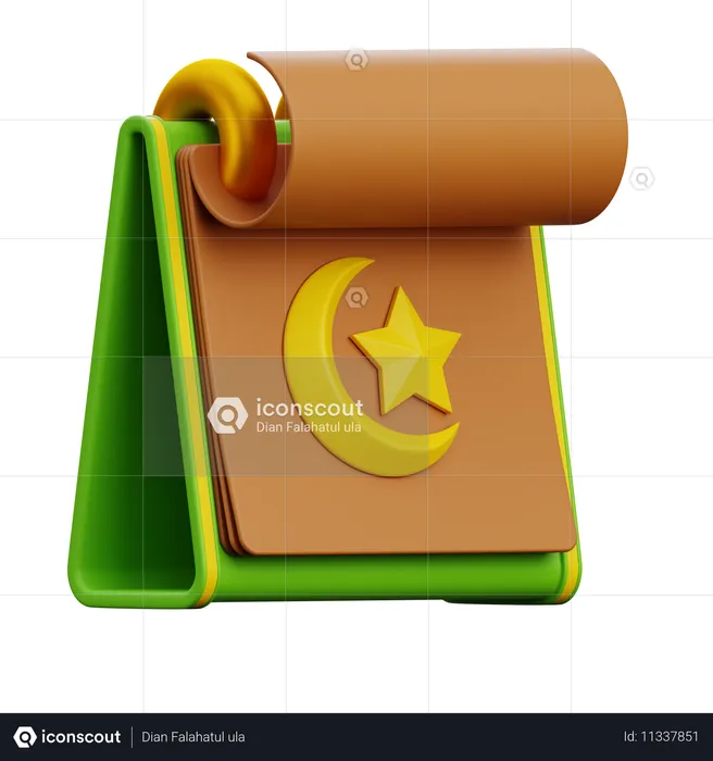 Ramadan-Kalender  3D Icon