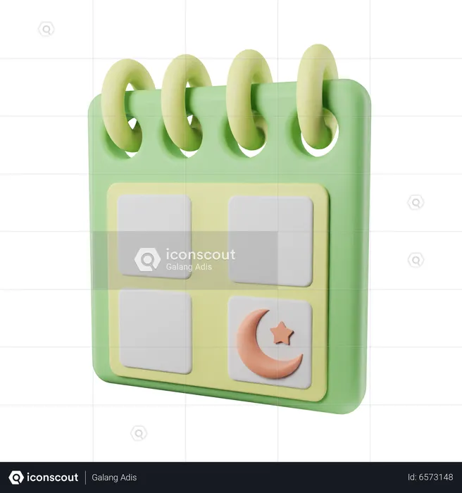 Ramadan-Kalender  3D Icon