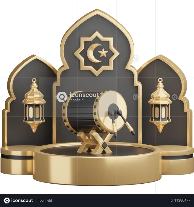 Ramadán Kareem  3D Icon