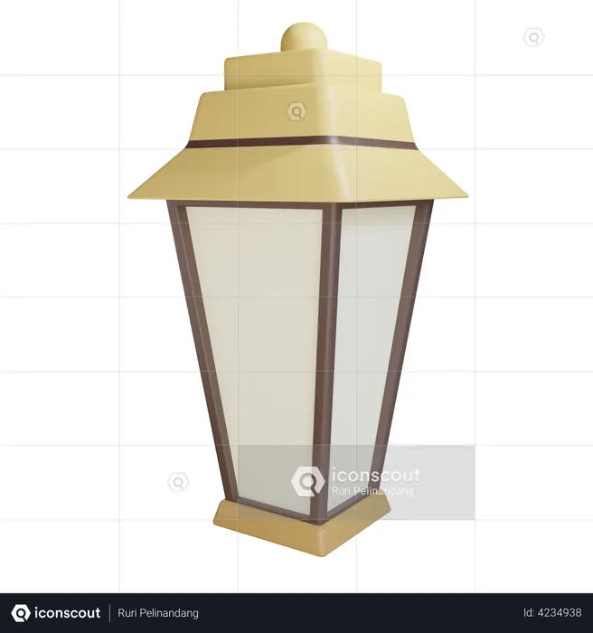 Ramadan Lantern  3D Illustration