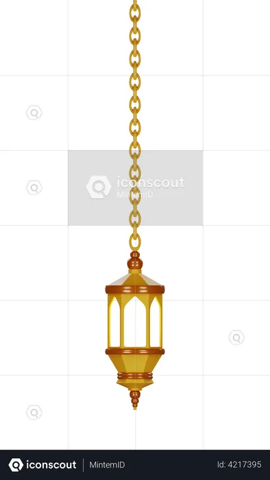 Ramadan Lantern  3D Illustration