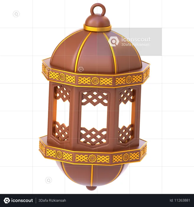 Ramadan-Laterne  3D Icon