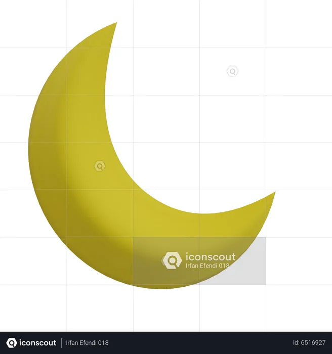 Lua do Ramadã  3D Icon
