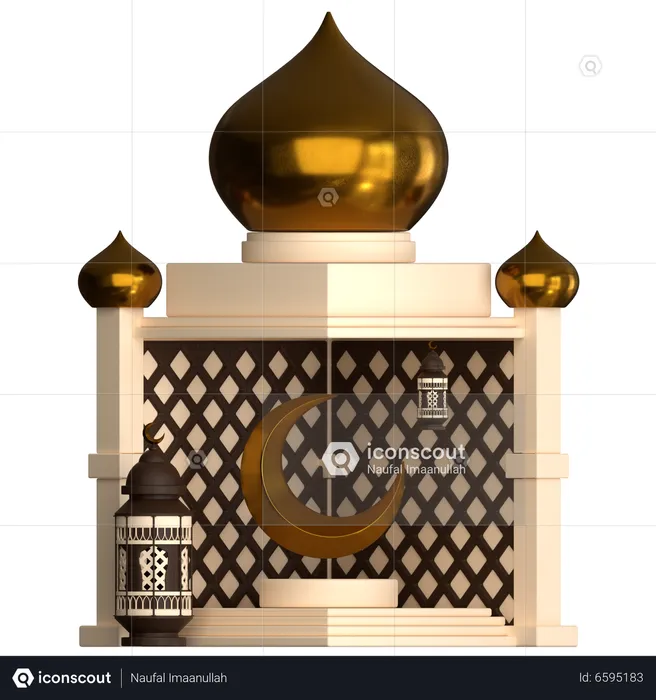 Ramadan Podium  3D Icon