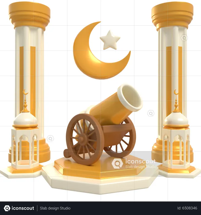 Ramadan Podium  3D Icon