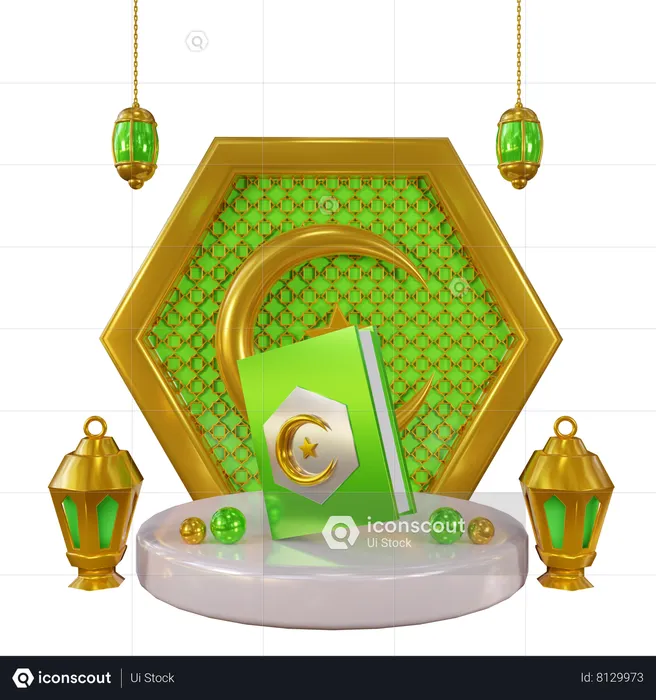 Podium du Ramadan  3D Icon