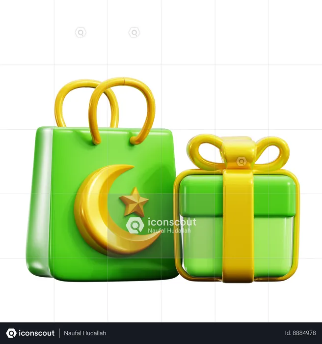 Ramadan Shopping  3D Icon