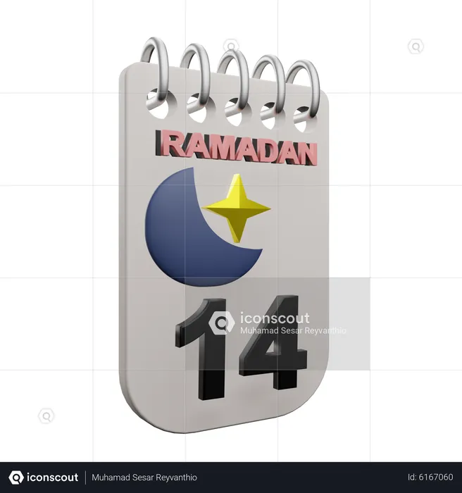 Ramadan Tag 14  3D Icon