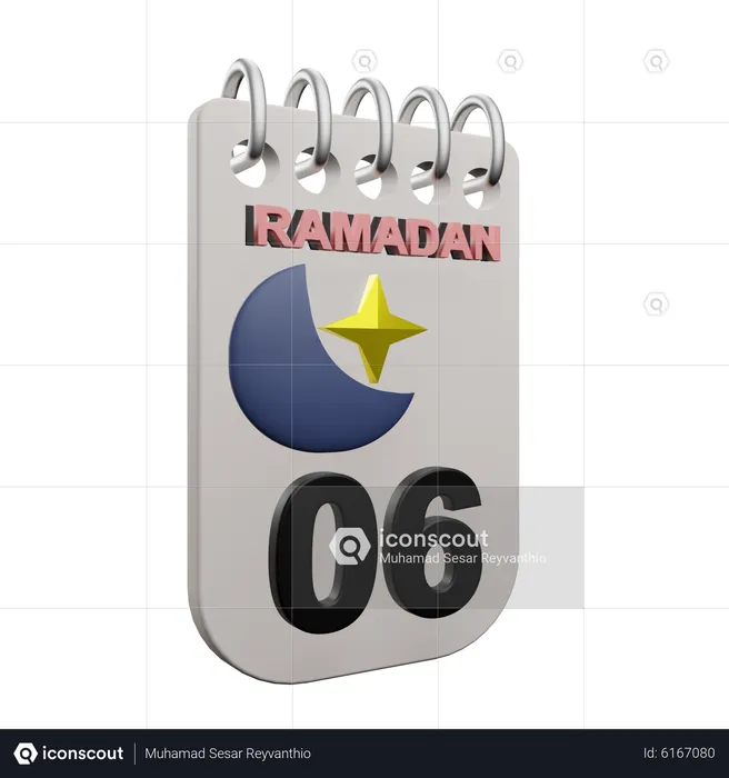 Ramadan Tag 6  3D Icon