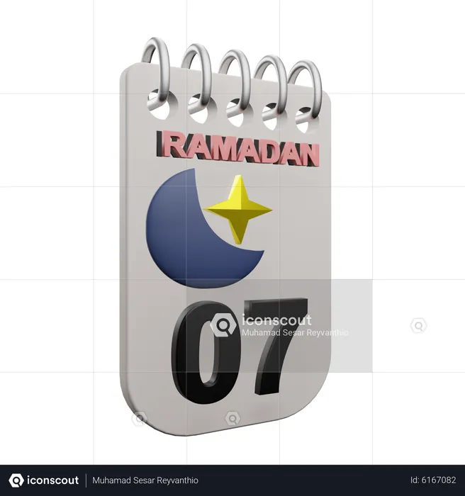 Ramadan Tag 7  3D Icon