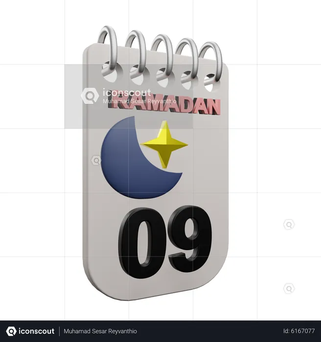 Ramadan Tag 9  3D Icon