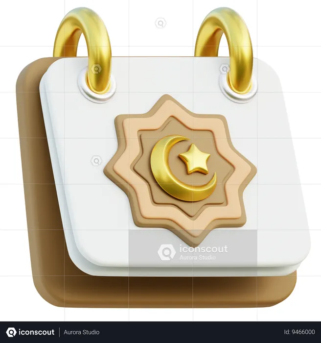 Ramadhan Calender  3D Icon