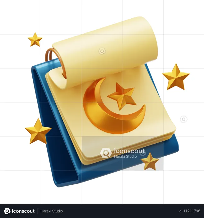 Ramadhan Calender  3D Icon