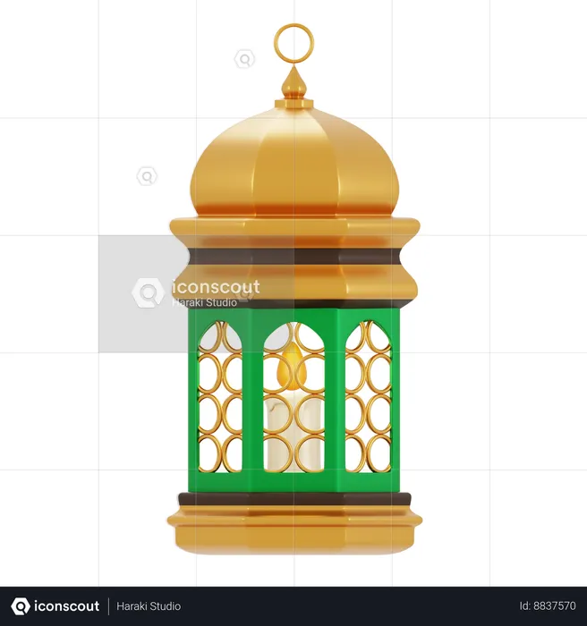 Ramadhan Lantern  3D Icon