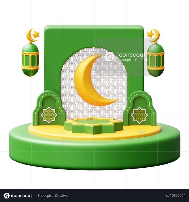 Podium du Ramadhan  3D Icon