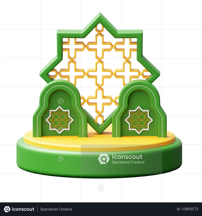 Podium du Ramadhan  3D Icon