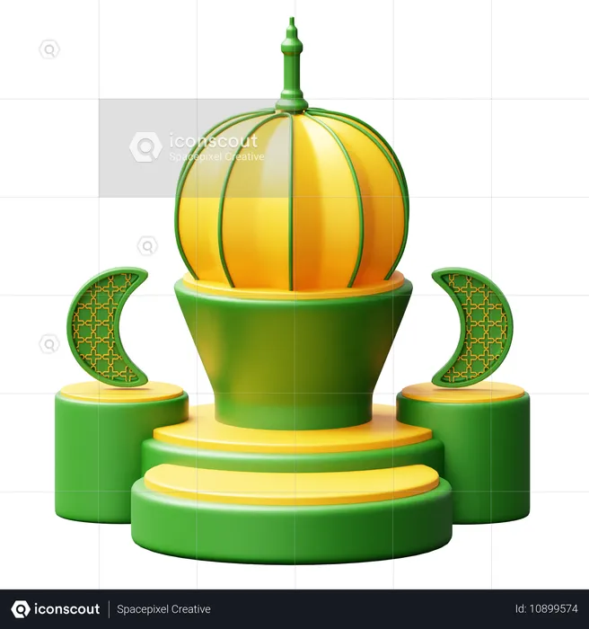 Podium du Ramadhan  3D Icon