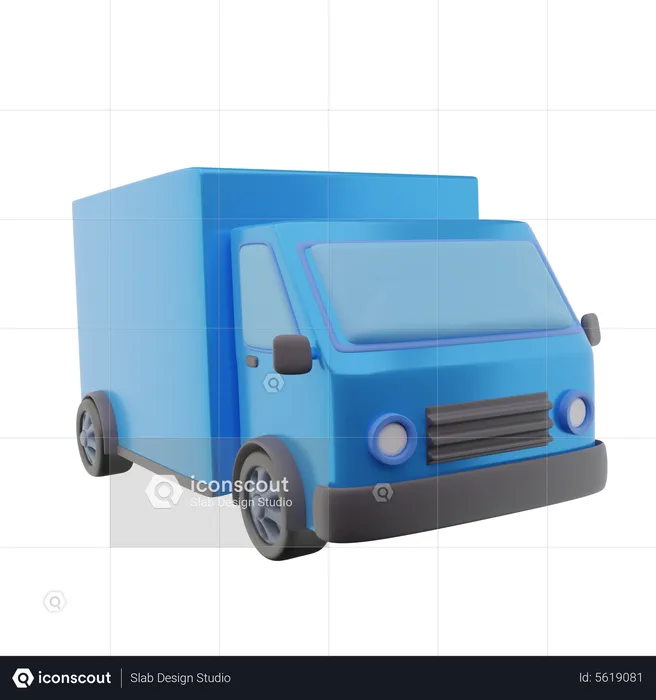 Camionnette  3D Icon