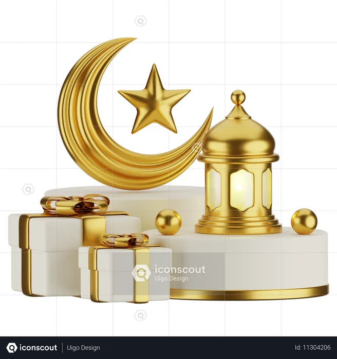 Ramadan-Geschenk  3D Icon