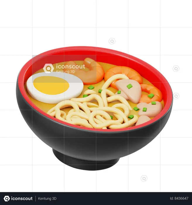 Ramen  3D Icon