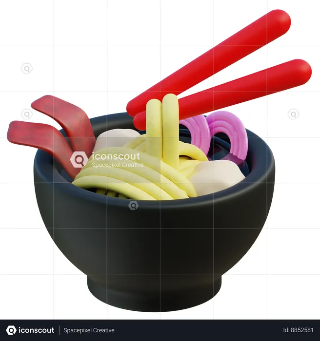 Ramen  3D Icon