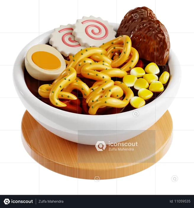 Ramen  3D Icon