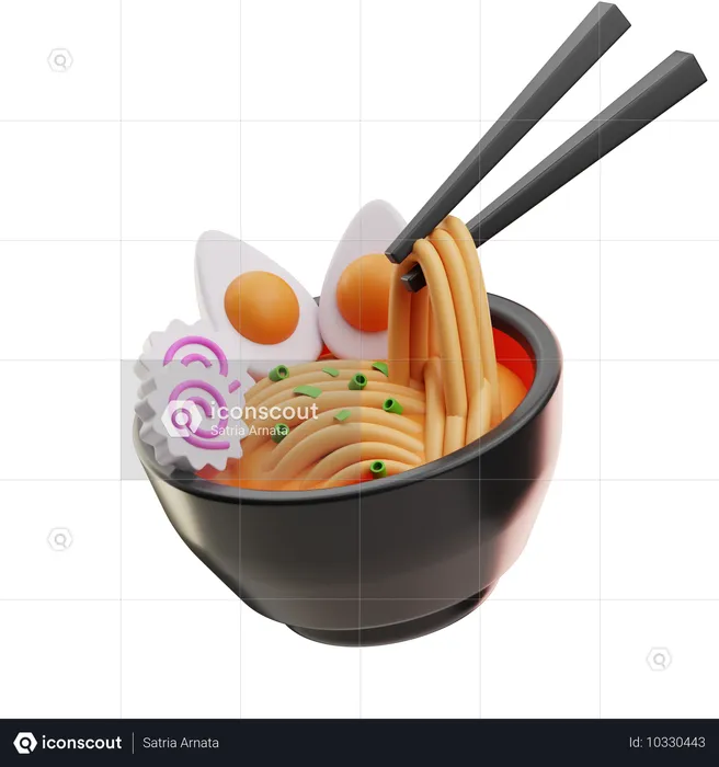 Ramen  3D Icon