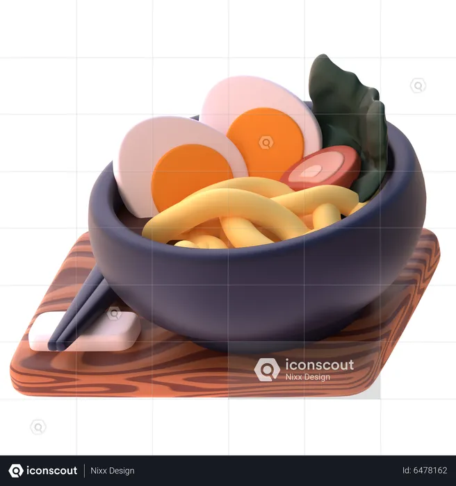 Ramen  3D Icon