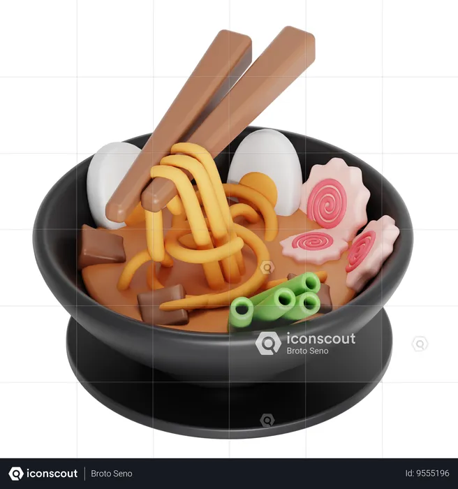 Ramen  3D Icon