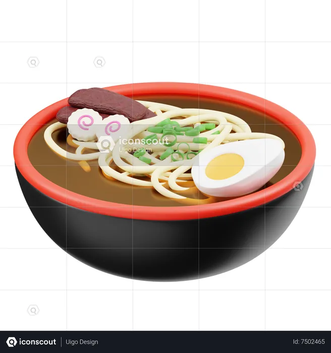 Ramen  3D Icon