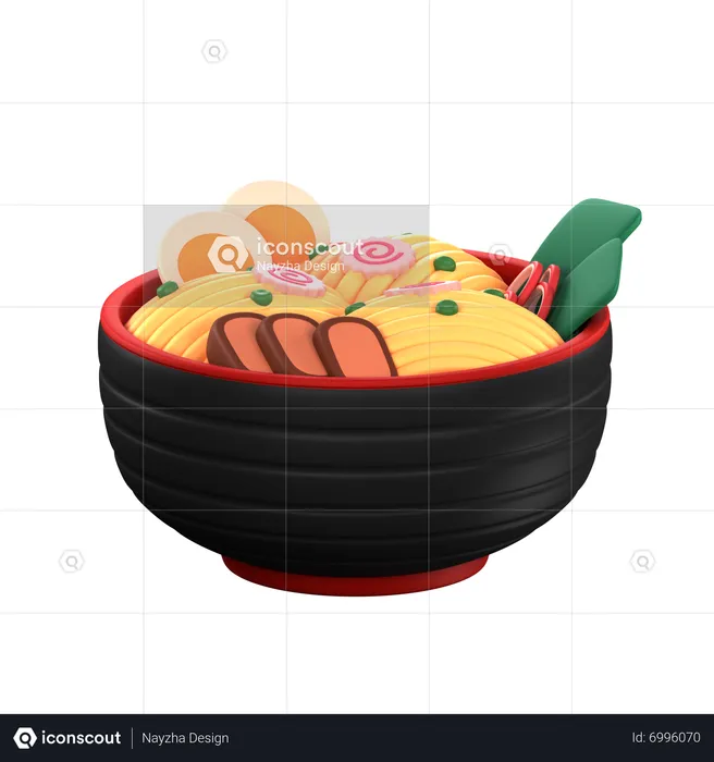 Ramen  3D Icon