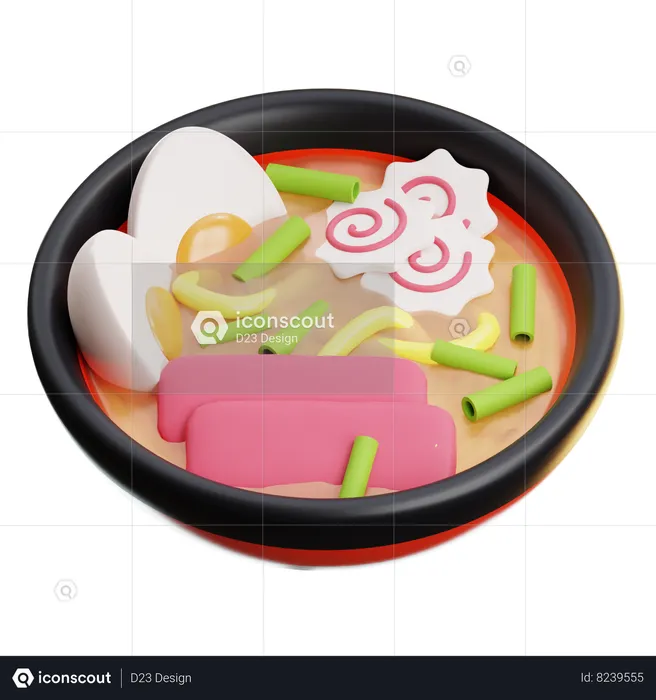 Ramen  3D Icon