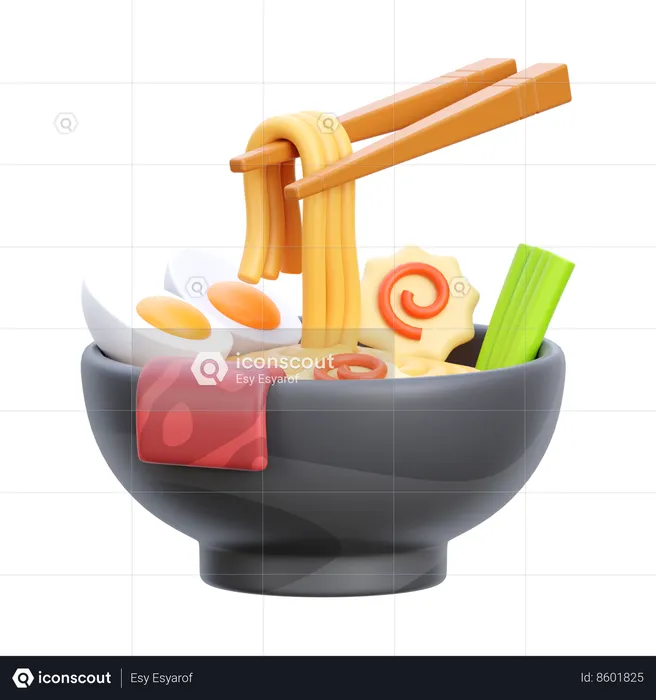 Ramen  3D Icon