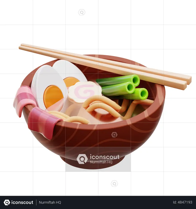 Ramen  3D Icon