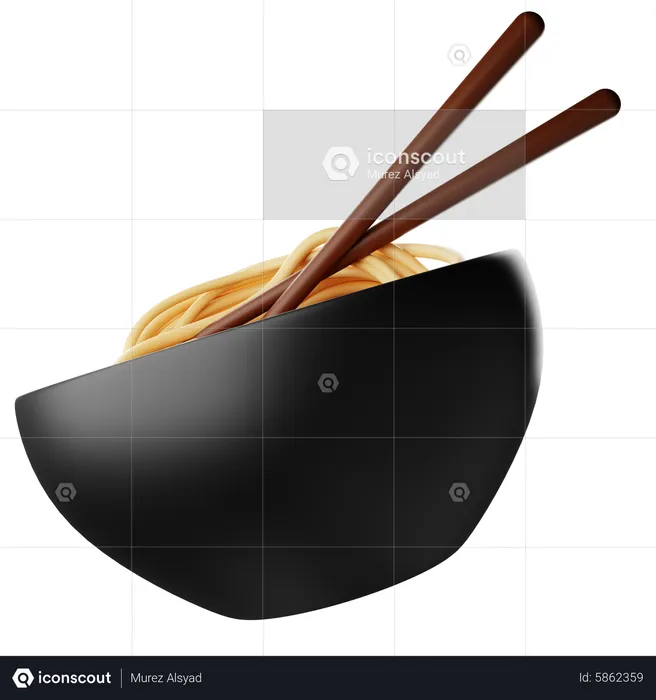 Ramen  3D Icon